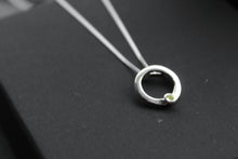 Load image into Gallery viewer, Peridot Silver Necklace
