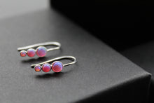 Load image into Gallery viewer, Pink Opal Trio Earrings
