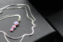 Load image into Gallery viewer, Pink Opal Trio Necklace
