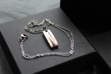 Load image into Gallery viewer, Polished Steel Pendant &amp; Chain
