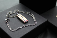 Load image into Gallery viewer, Polished Steel Pendant &amp; Chain
