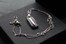 Load image into Gallery viewer, Polished Steel Pendant &amp; Chain
