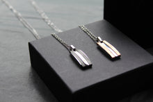 Load image into Gallery viewer, Polished Steel Pendant &amp; Chain
