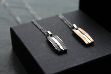 Load image into Gallery viewer, Polished Steel Pendant &amp; Chain
