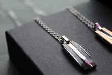 Load image into Gallery viewer, Polished Steel Pendant &amp; Chain
