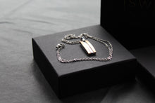 Load image into Gallery viewer, Polished Steel Pendant &amp; Chain
