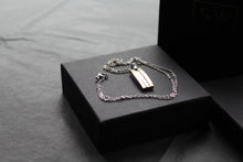 Load image into Gallery viewer, Polished Steel Pendant &amp; Chain
