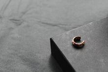Load image into Gallery viewer, Rose Gold Large Ivy Ear Cuff with Cubic Zirconia Stones
