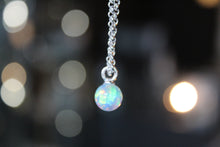 Load image into Gallery viewer, Sea Opal on Silver Chunky Chain

