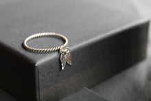 Load image into Gallery viewer, Silver Angel Wings Charm Ring
