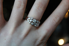 Load image into Gallery viewer, Silver Clear CZ Bubble Ring
