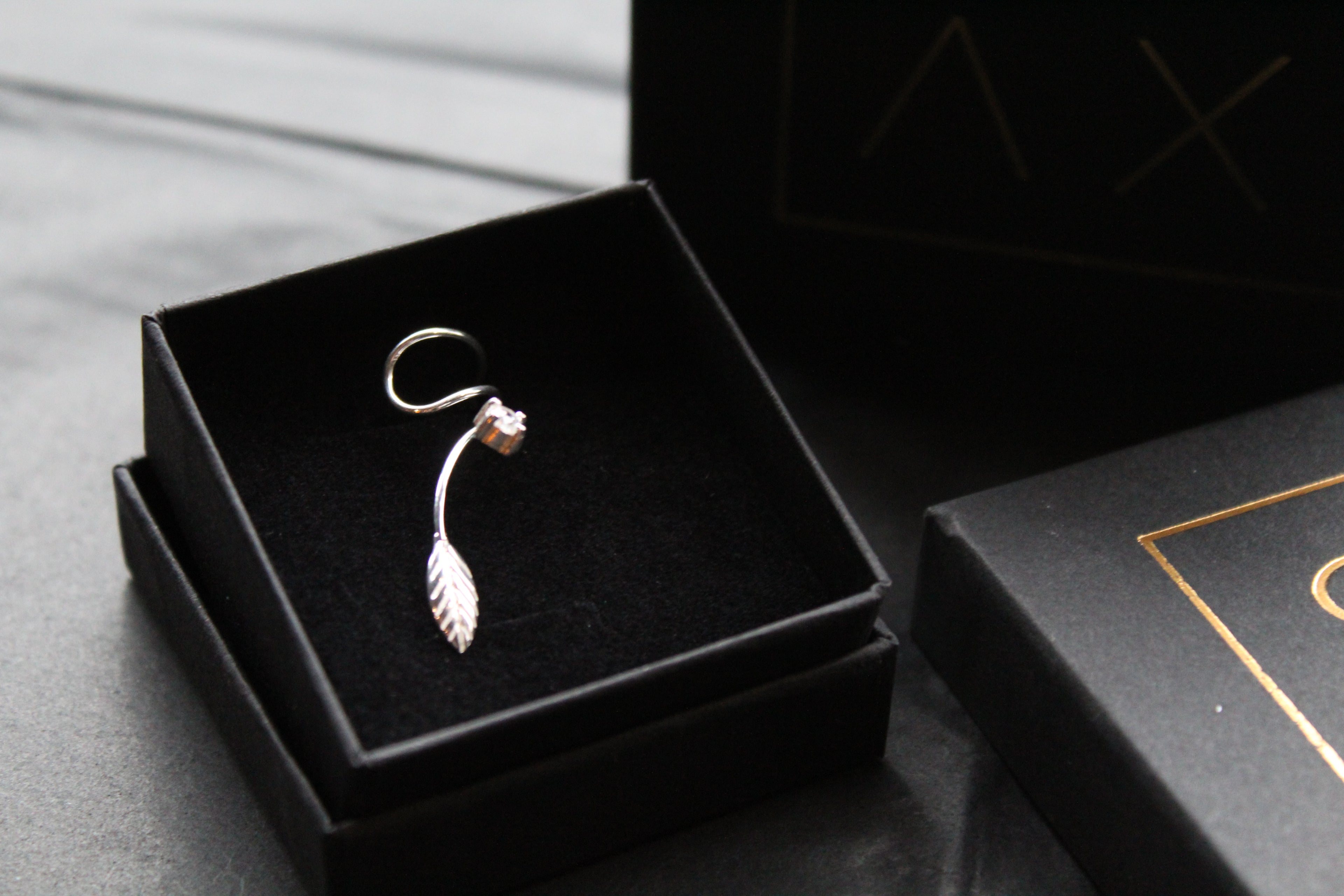 Silver & CZ Ear Cuffs