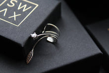Load image into Gallery viewer, Silver &amp; CZ Ear Cuffs
