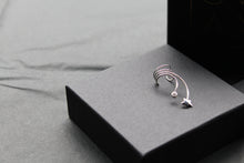 Load image into Gallery viewer, Silver &amp; CZ Ear Cuffs
