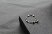 Load image into Gallery viewer, Silver Heart Charms Ring
