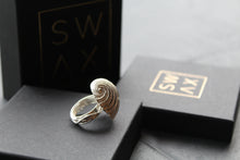 Load image into Gallery viewer, Silver Nautilus Ring
