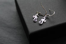 Load image into Gallery viewer, Silver Seahorse Earrings
