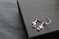 Silver Seahorse Earrings