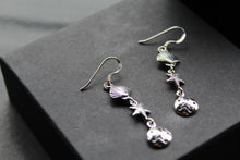 Load image into Gallery viewer, Silver Shell &amp; Starfish Earrings
