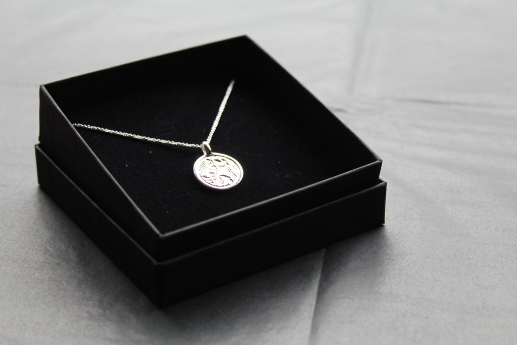 Silver St Christopher with Chain
