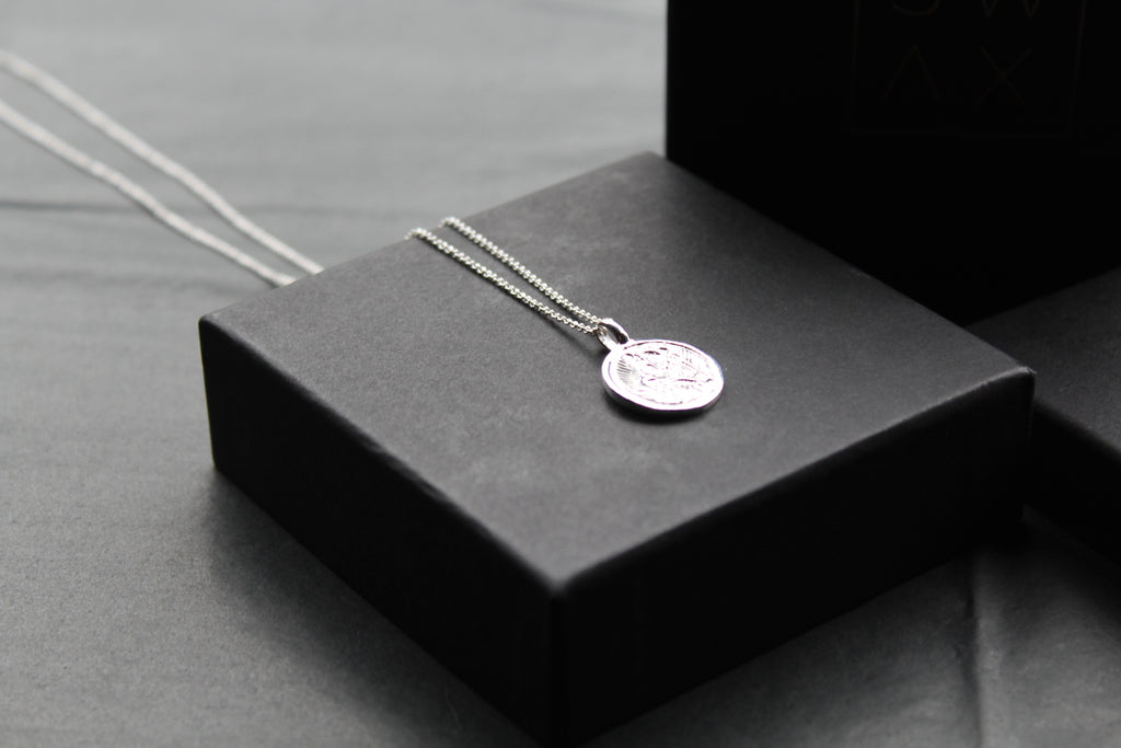 Silver St Christopher with Chain