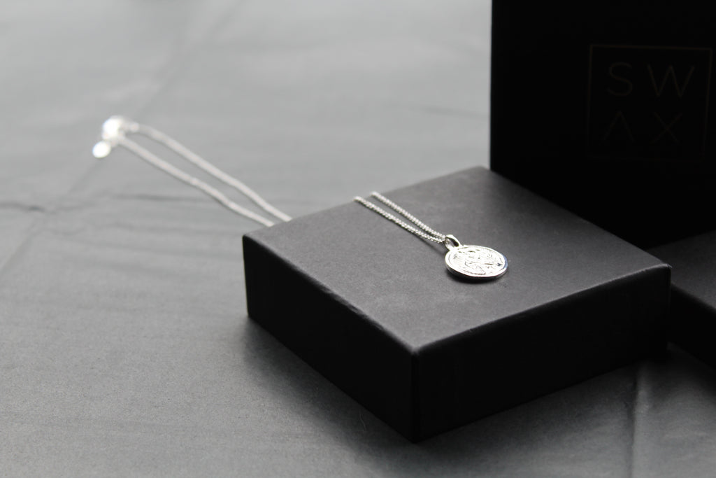 Silver St Christopher with Chain
