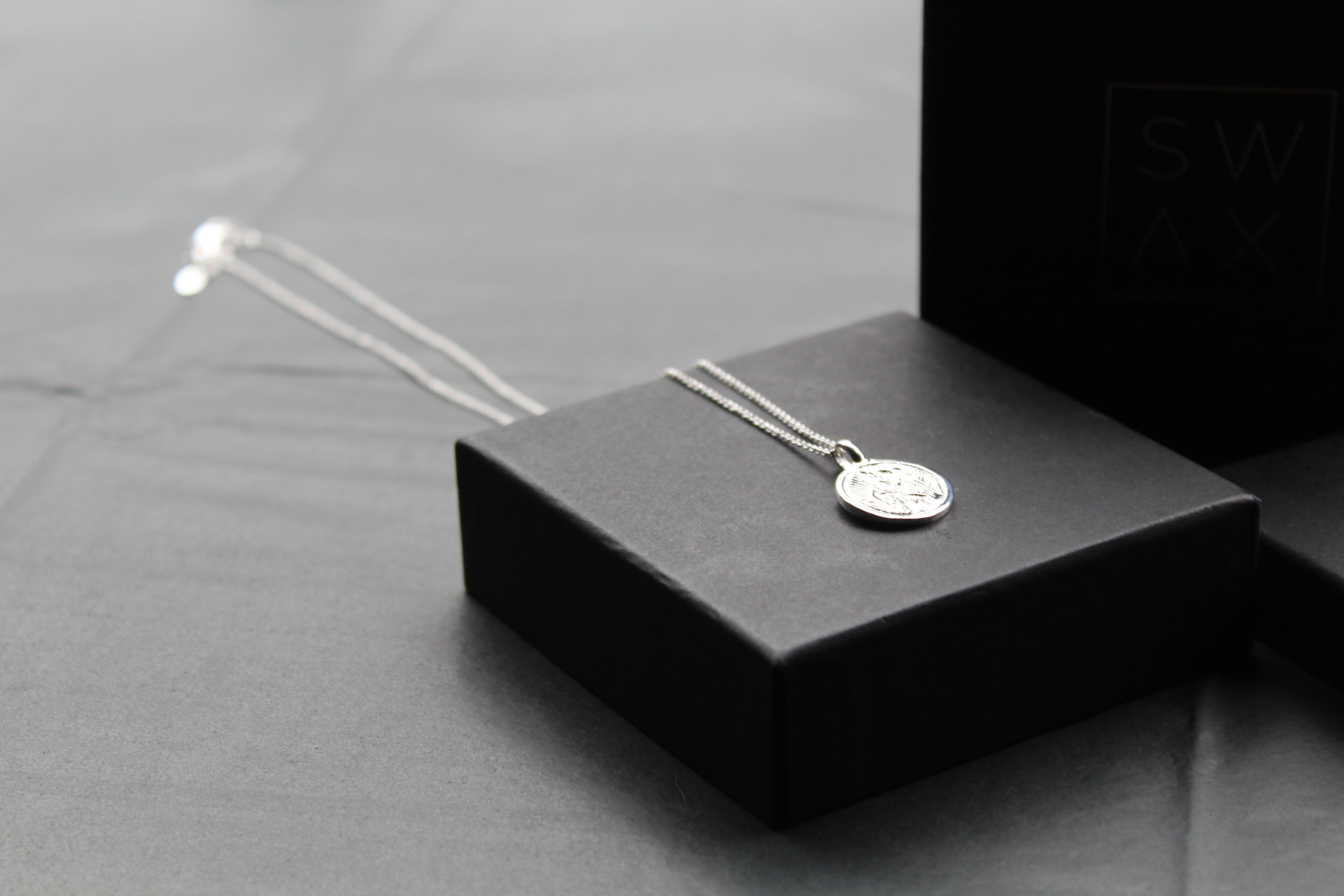 Silver St Christopher with Chain