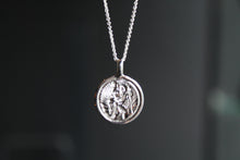 Load image into Gallery viewer, Silver St Christopher with Chain
