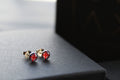 Silver Union Jack Studs
