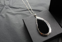 Load image into Gallery viewer, Black Agate Crystal Long Length Necklace

