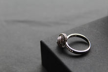 Load image into Gallery viewer, Silver and Clear CZ Knot Ring
