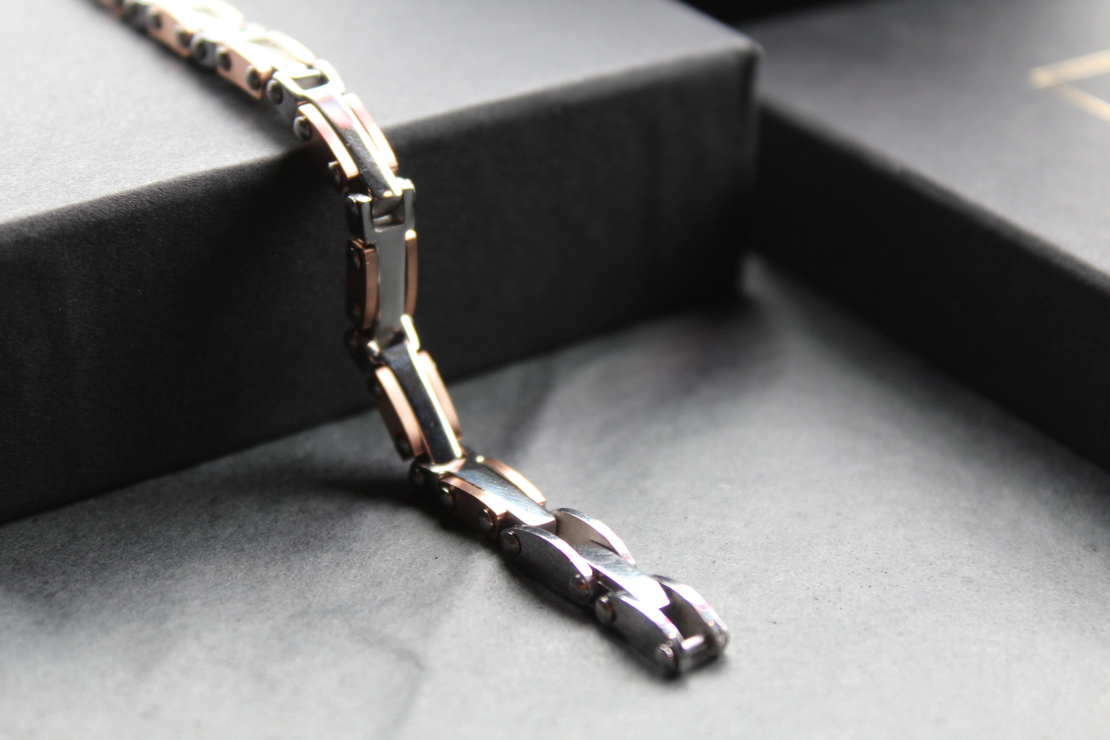 Skinny Steel Link Bike Chain Bracelet