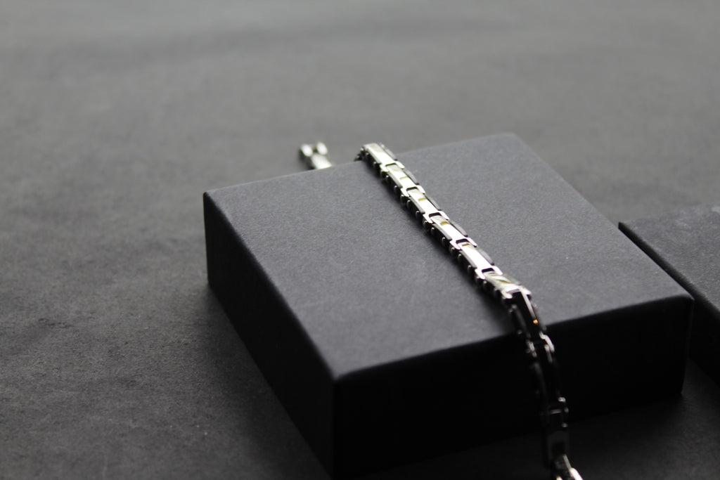 Skinny Steel Link Bike Chain Bracelet