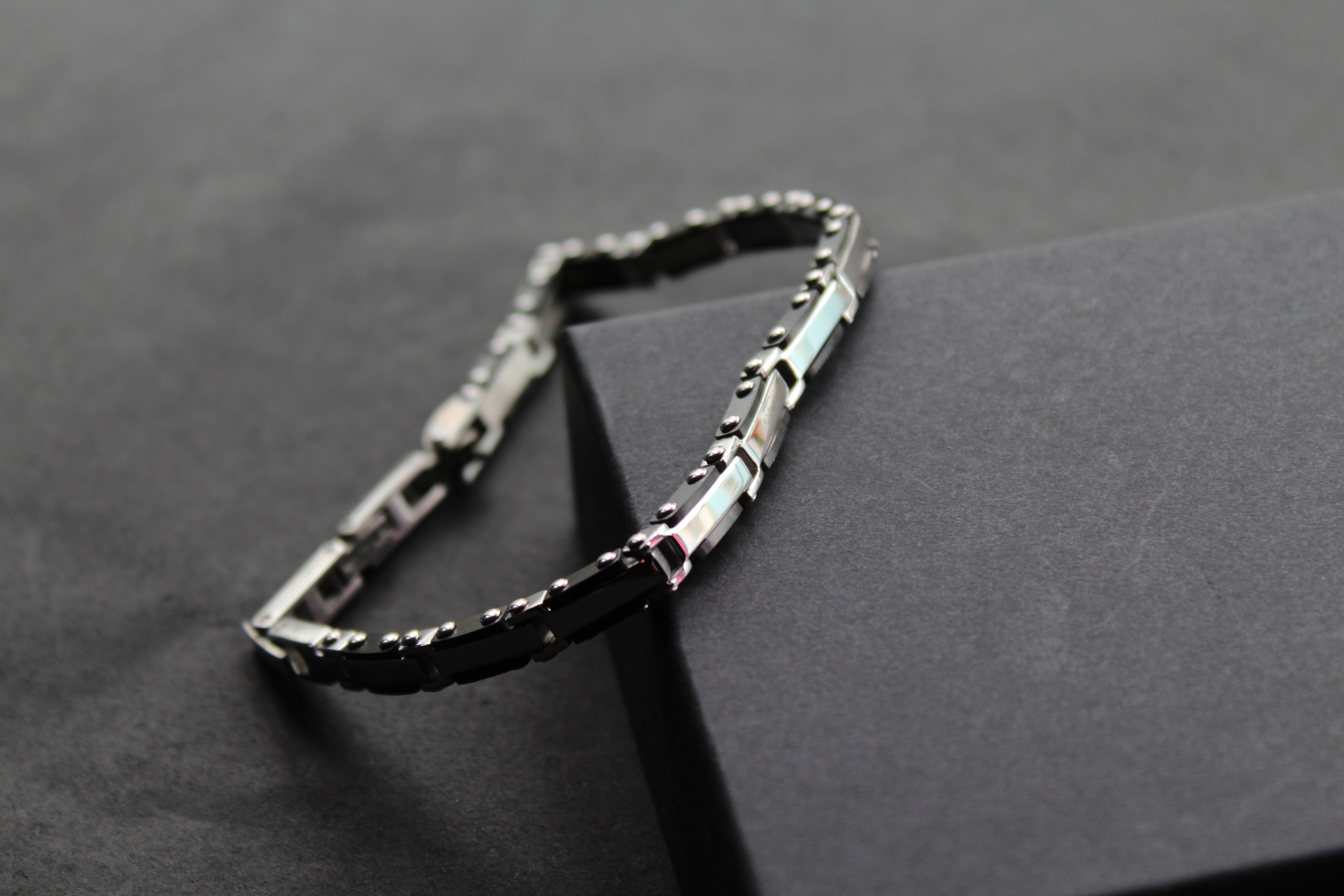 Skinny Steel Link Bike Chain Bracelet