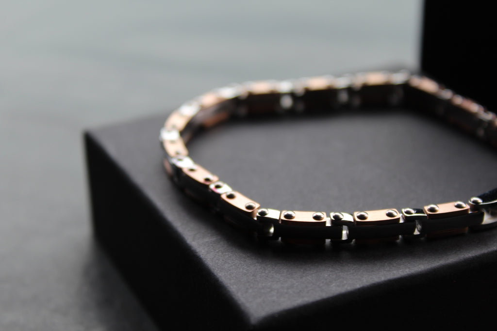 Skinny Steel Link Bike Chain Bracelet