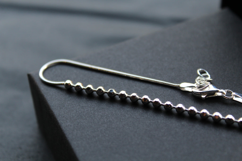 Snake Chain Anklet with Beads