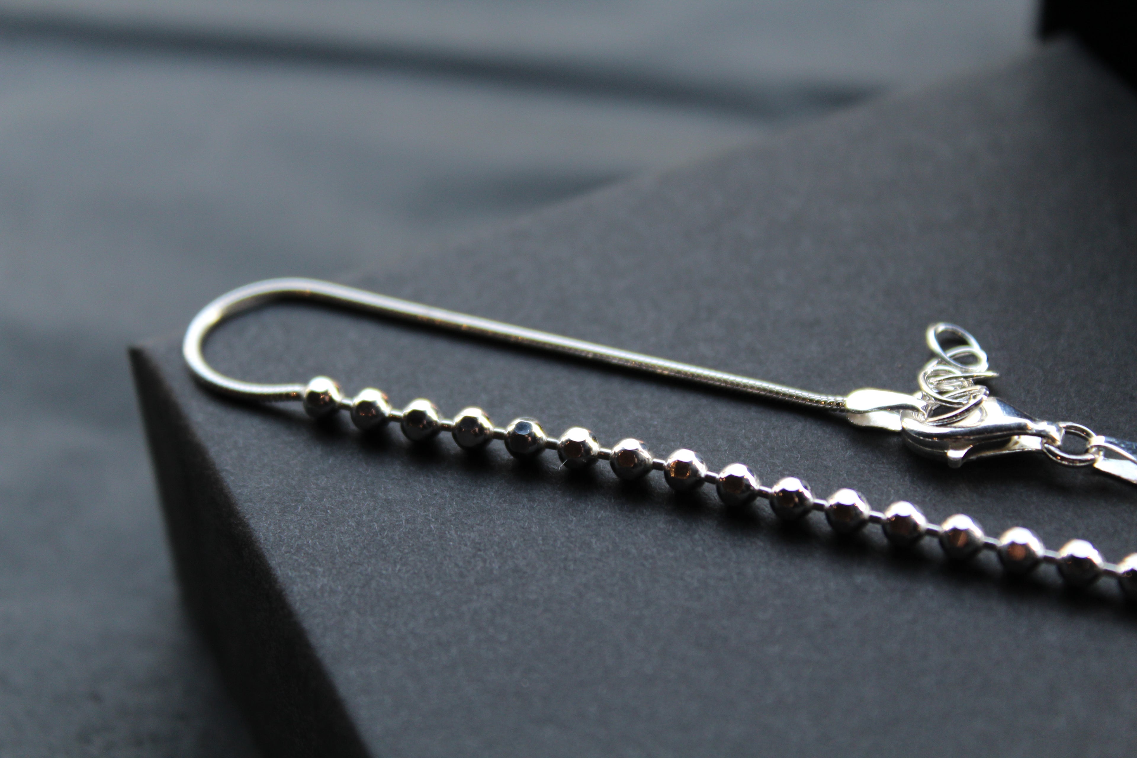 Snake Chain Anklet with Beads