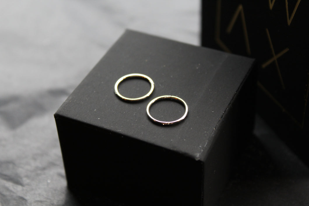Solid Silver/9ct Gold Sleeper