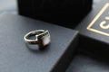 Square Marcasite & Opal Ring
