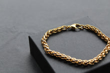 Load image into Gallery viewer, Stainless Steel Bracelet with Gold IP Tight Chain
