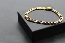 Load image into Gallery viewer, Stainless Steel Polished Bracelet Yellow Gold IP Open Chain

