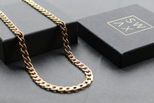 Load image into Gallery viewer, Stainless Steel Polished Necklace Gold IP Open Chain
