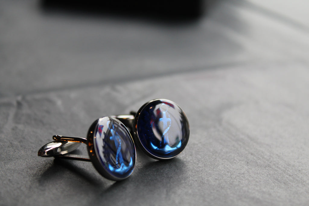 Steel Anchor Design Cuff Links