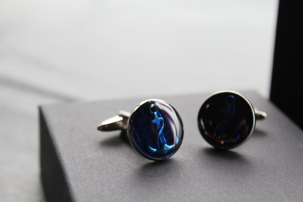 Steel Anchor Design Cuff Links
