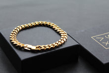 Load image into Gallery viewer, Steel Bracelet with Yellow Gold IP
