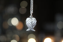 Load image into Gallery viewer, Sterling Silver Double Angel Wing Pendant
