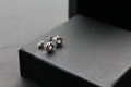 Sterling Silver Large Knot Studs