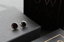 Load image into Gallery viewer, Sterling Silver Onyx Studs
