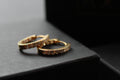Sterling Silver, Yellow Gold Plated  CZ Oval Huggie Hoops