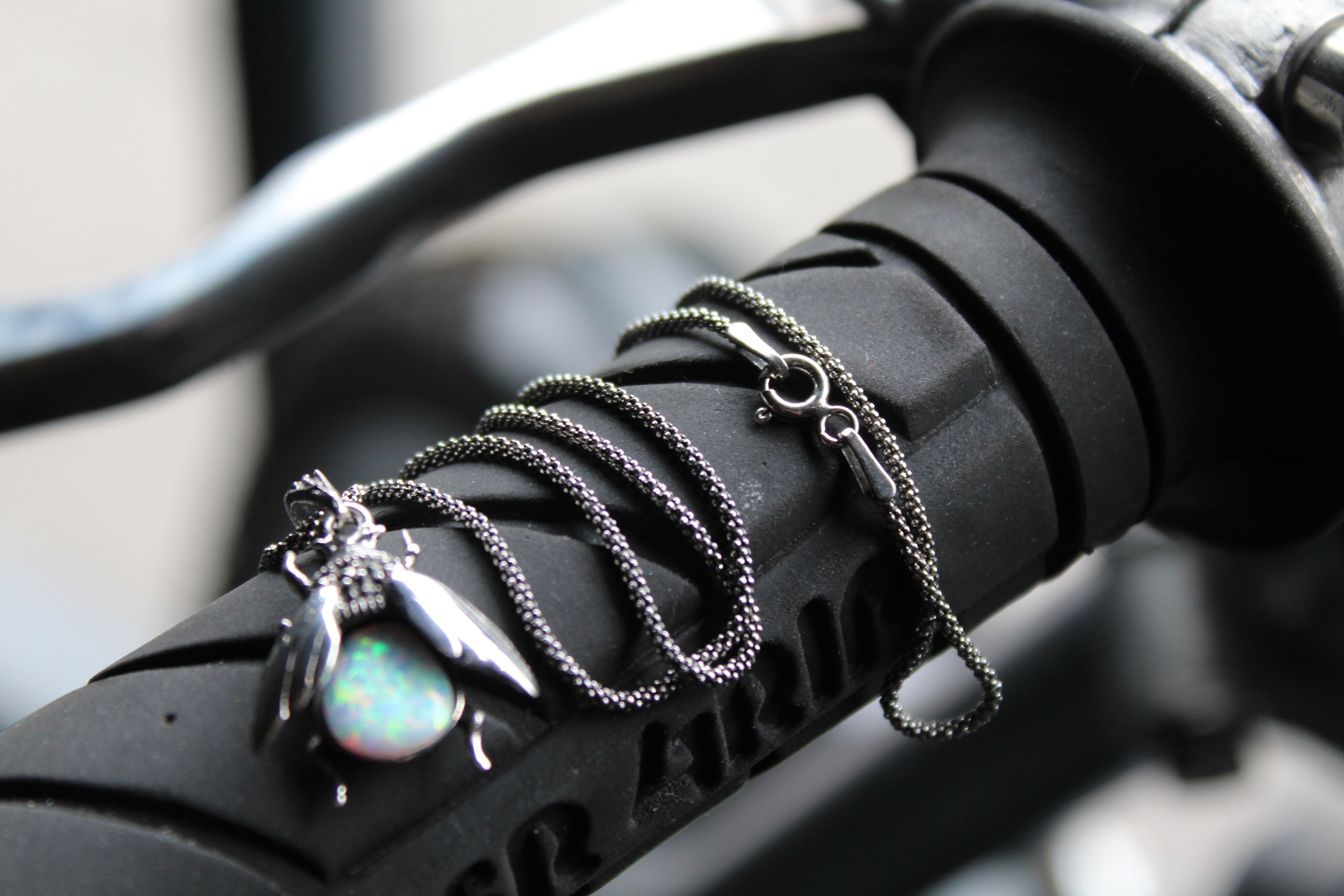 Marcasite Beetle Pendant